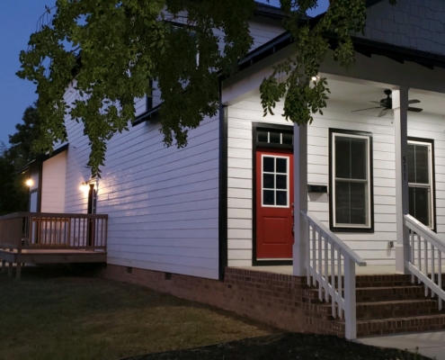 Parkwood Floor Plan, East Towne Village, Rock Hill, SC - Exterior Evening 1